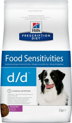 Hill's PD Canine d/d д/соб при дерматит/пищевой аллергии Утка 5кг
