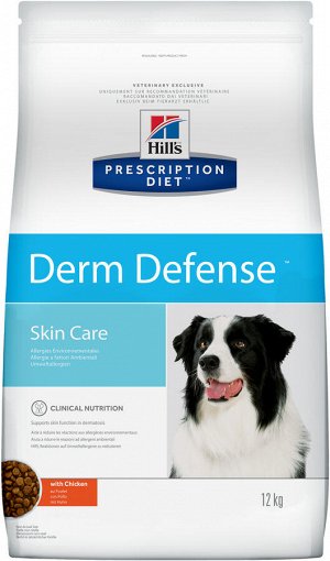 Hill's PD Canine DermDefense д/соб Защита кожи 12кг