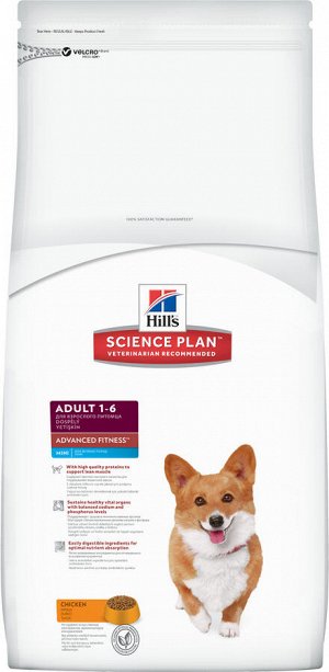 Hill's SP Canine Adult AFit Mini д/соб мелк.пород Курица 4/2,5кг