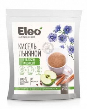 Кисель льняной с яблоком и корицей