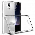 Силиконовый чехол One Plus 5 (прозрачный) усиленный