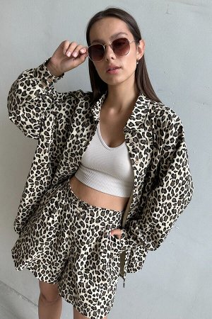 Костюм  DENIM066/01/Леопард