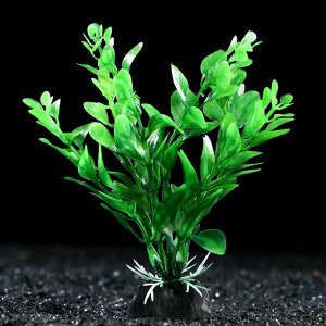 ВЫВОДИМ Растение искусственное аквариумное, 3 х 13 см, зелёное   7523945