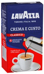 Кофе Lavazza Crema e Gusto молотый 250г. (Лавацца)