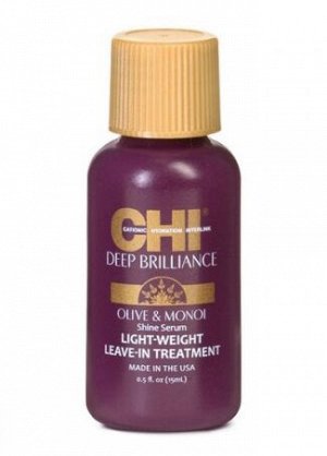 Chi deep brilliance сыворотка сияние легкая несмываемая 15 мл