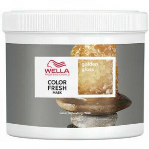 Wella color fresh маска оттеночная золотой блеск golden gloss 500мл