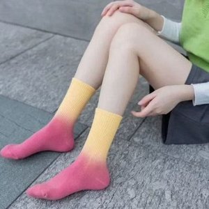 Носки женские Эффект омбрэ спортивная резинка