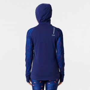 Куртка для бега женская с капюшоном RUN WARM HOOD KALENJI