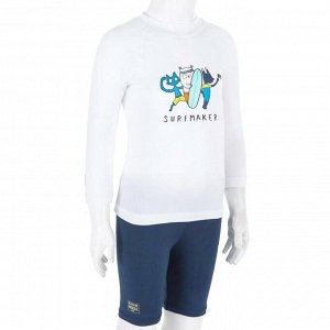 Анти-УФ футболка с длинными рукавами для водных видов спорта для малышей 100  NABAIJI