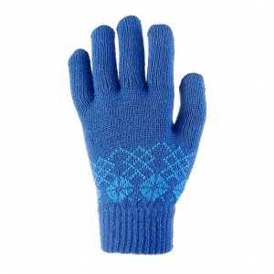 Детские трикотажные перчатки для походов SH100 утепленные QUECHUA
