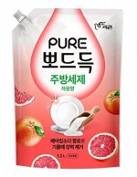 Средство для мытья посуды Pigeon Pure Grapefruit с ароматом грейпфрута 1200 мл, мягкая упаковка