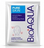 Маска для лица «BIOAQUA» анти-акне.