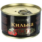 Главпрод. килька балтийская  неразд.обжаренная в остром т/с 230гр. ж/б.
