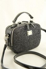 Сумка женская из кожзаменителя David Jones 5836-1 Black