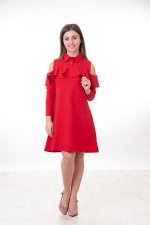 Платье &quot;Орхидея&quot;красный