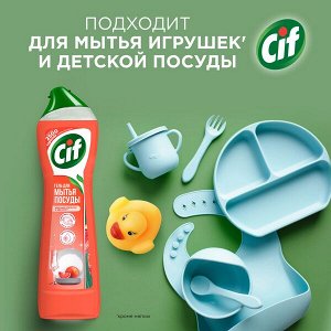 NEW ! Cif гель для мытья посуды с ароматом красного апельсина и эвкалипта 500 мл