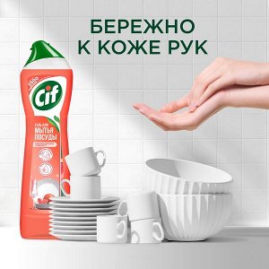 NEW ! Cif гель для мытья посуды с ароматом красного апельсина и эвкалипта 500 мл