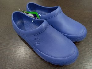 Обувь дачная женская галоши цвет Синий