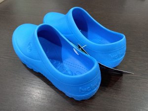 Обувь дачная женская галоши цвет Голубой