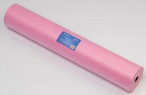 Простыня 70*200 рулон 100 шт SS Выбор 12мк White Line розовый