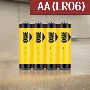 Батарейки пальчиковые АА (LR06) солевые (упаковка 4 шт.) (SOBZ-2A04S-Eco)