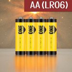 Батарейки пальчиковые АА (LR06) солевые (упаковка 4 шт.), Smartbuy ONE R6/4S  (SOBZ-2A04S-Eco)