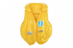 Жилет надувной детский BESTWAY 3-6 лет [51*46см, желтый]