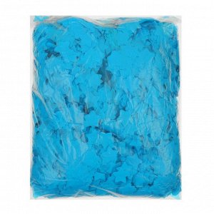 Наполнитель для шара "Конфетти звезды" 2 см, бумага, цвет голубой, 500г