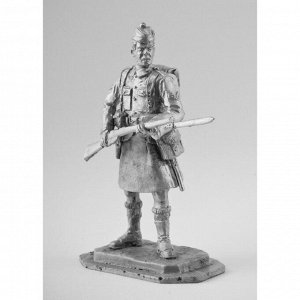 Оловянный солдатик "Рядовой шотландской пехоты, 1914"