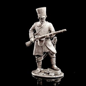 Оловянный солдатик "Ратник конного полка Пензенского ополчения, 1812 г."