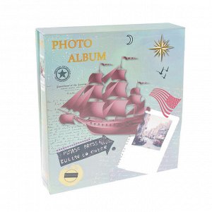 Фотоальбом на 120 фото 10х15 см "Морской" в коробке МИКС 30х26,5х5,5 см