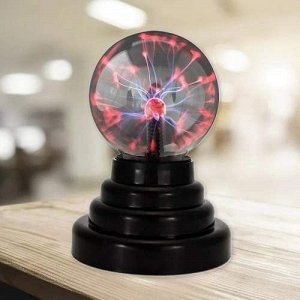 Декоративный электрический ночник Плазменный шар Plasma Light 14x10x10 см