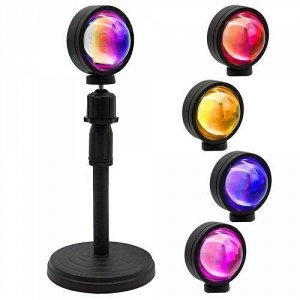 Декоративная лампа с проекцией заката Projection Lamp YD-009