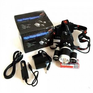 Налобный фонарь high power headlamp Сree t6