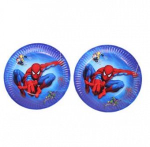 Набор бумажных тарелок(10шт) "Человек-паук"