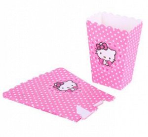 Набор бумажных снек-боксов(6шт) "Hello Kitty"