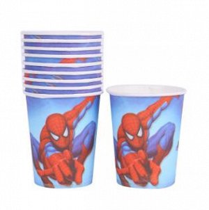 Набор бумажных стаканчиков(10шт) "Человек-паук"