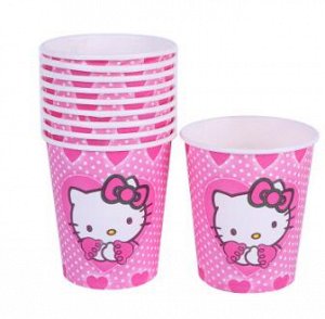 Набор бумажных стаканчиков(10шт) "Hello Kitty"