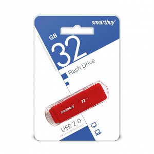 USB накопитель  Smartbuy 32GB Dock Red (SB32GBDK-R)