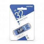 USB накопитель Smartbuy 32GB Glossy series Blue (SB32GBGS-B)