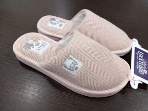 Тапочки детские домашние закрытые цвет Розовый