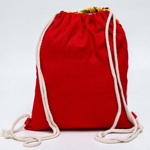 Мешок для обуви с карманом, 35х42 см, Тачки
