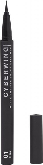*Influence Beauty Подводка для глаз с кистью &quot;Cyberwing&quot; тон 01, черный # NEW