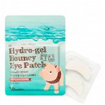 Elizavecca Hydro-gel Bouncy Eye Patch  Патчи под глаза  с жемчужной пудрой, коллагеном и гиалуроновой кислотой 20 шт