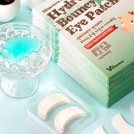 Elizavecca Hydro-gel Bouncy Eye Patch  Патчи под глаза  с жемчужной пудрой, коллагеном и гиалуроновой кислотой 20 шт