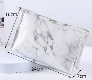 Косметичка 🎁ИДЕАЛЬНЫЙ ВАРИАНТ ДЛЯ НЕДОРОГОГО ПОДАРКА.

КОСМЕТИЧКА из качественной эко кожи.

ЦВЕТ: БЕЛО-СЕРЫЙ.

РАЗМЕР: 24/15/7см

❗ВАЖНО: автоматическое подтверждение заказа  только после оплаты, жда