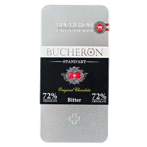 Шоколад BUCHERON 72% Горький 100гр.ж/б 1уп.х 10 шт.