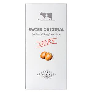Шоколад SWISS ORIGINAL Молочный с Фундуком 100гр. 1уп.х 10шт.