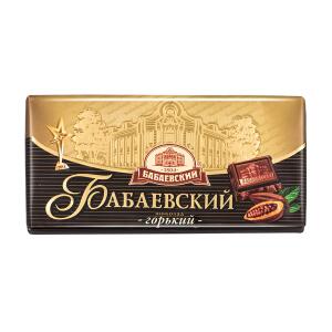 Шоколад Бабаевский Горький 100гр.   1уп.х 17 шт.