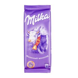 Шоколад Милка Молочный 90 г 1уп.х 20шт. или 1уп.х 24шт.